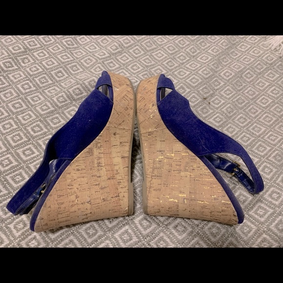 Blue Cork Wedges - Picture 7 of 7